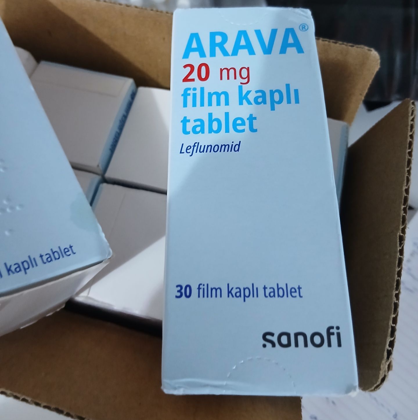 قرص آراوا 20 میلی گرم ARAVA 20 MG TAB